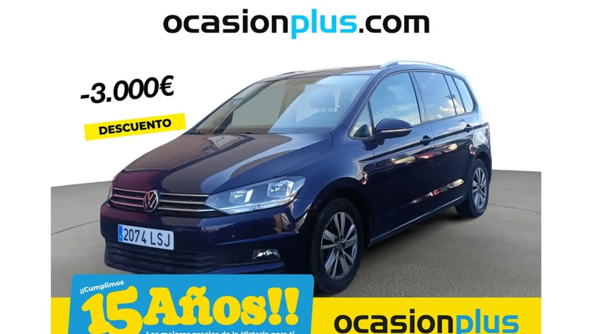 Volkswagen Touran 2.0TDI CR BMT Advance DSG7 110kW Azul - 1