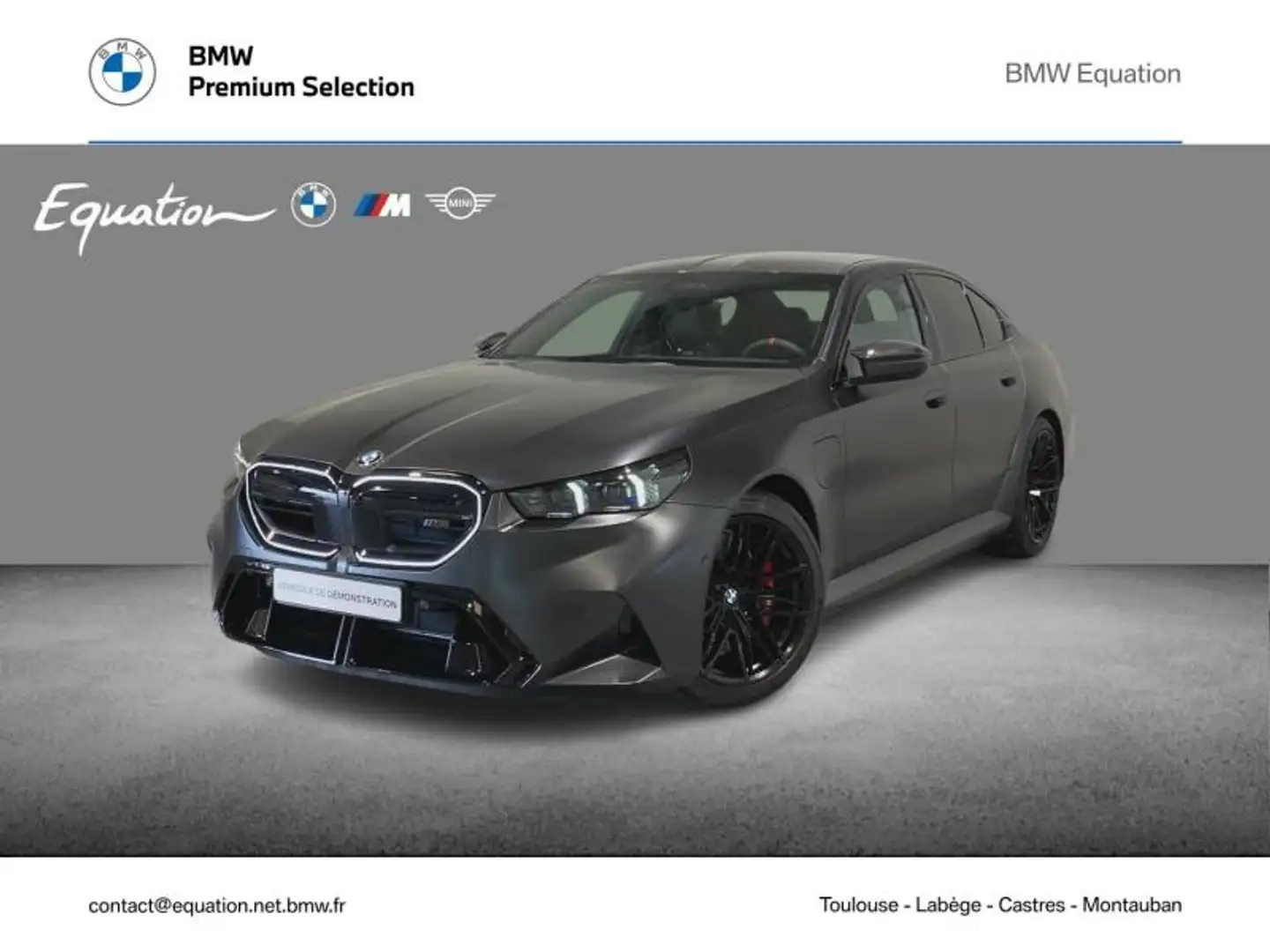 BMW M5 4.4 V8 PHEV 727ch Gris - 1