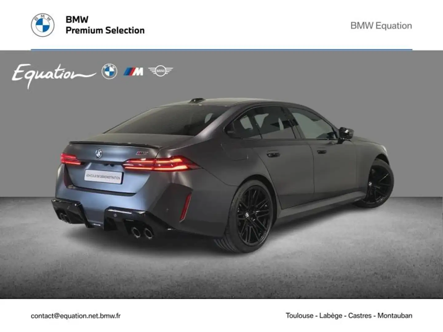 BMW M5 4.4 V8 PHEV 727ch Gris - 2