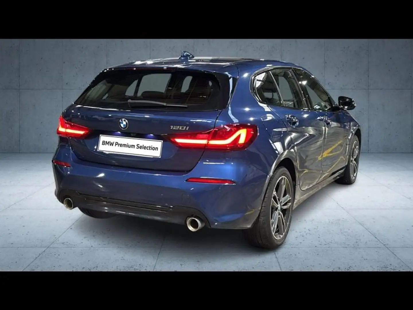 BMW 120 120iA 178ch Edition Sport DKG7 9cv Bleu - 2