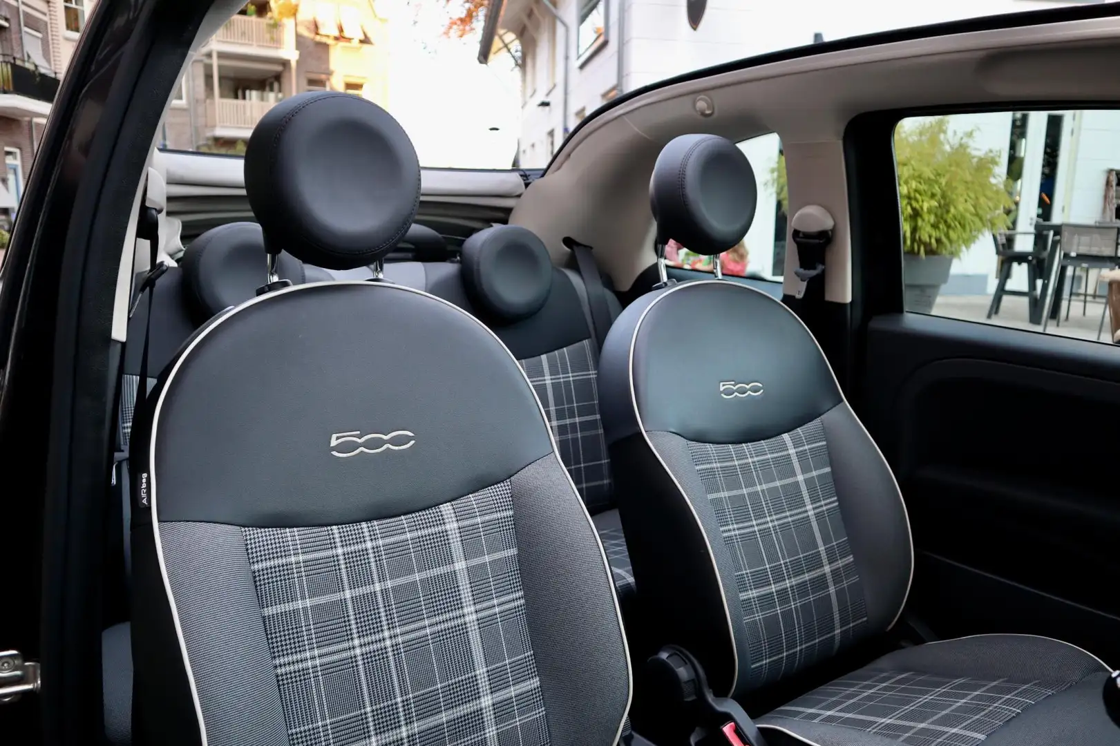 Fiat 500C 0.9 TwinAir Lounge | Cabrio | Uconnect 5” touchscr Noir - 2