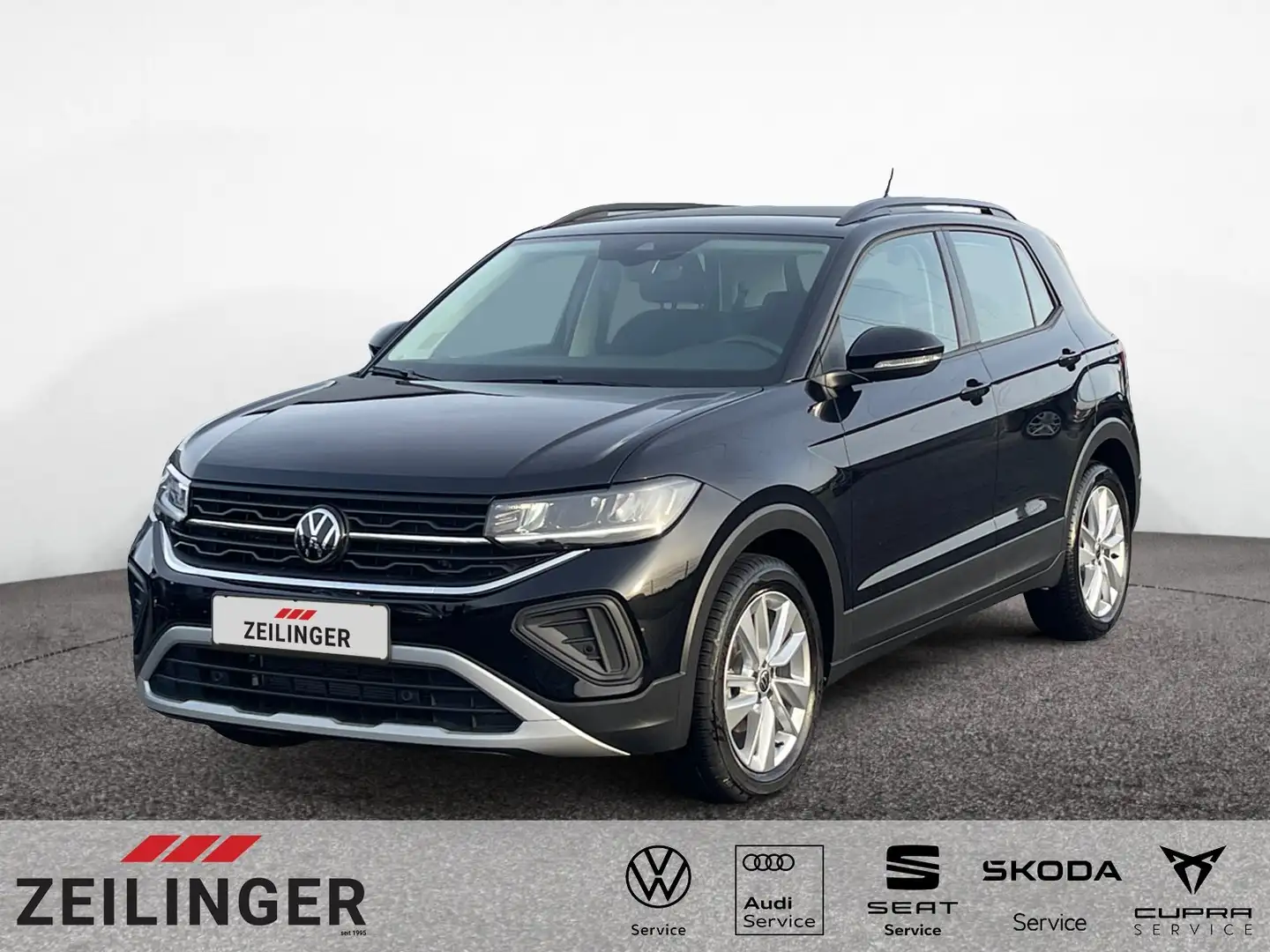Volkswagen T-Cross Life TSI DSG|ACC|SITZHEIZUNG|17"|CLIMATR Schwarz - 1