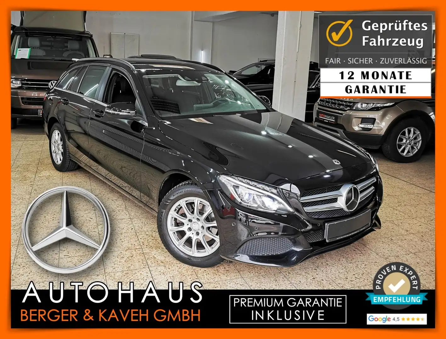 Mercedes-Benz C 180 C180 AUT | LED | BURM | MEMORY + [12M GARANTIE] Noir - 1