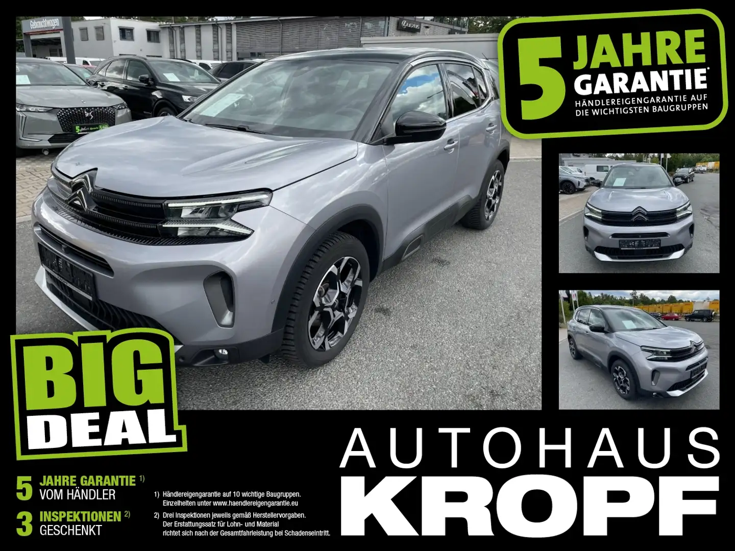 Citroen C5 Aircross 1.2 Rückfahrkamera,ParkAssistent Gris - 1