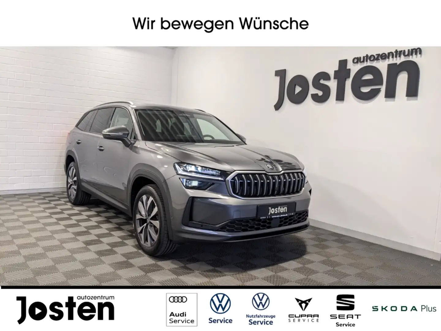 Skoda Kodiaq Selection 2.0TDI 4x4 Pano Canton AHK Akustikglas Grau - 1