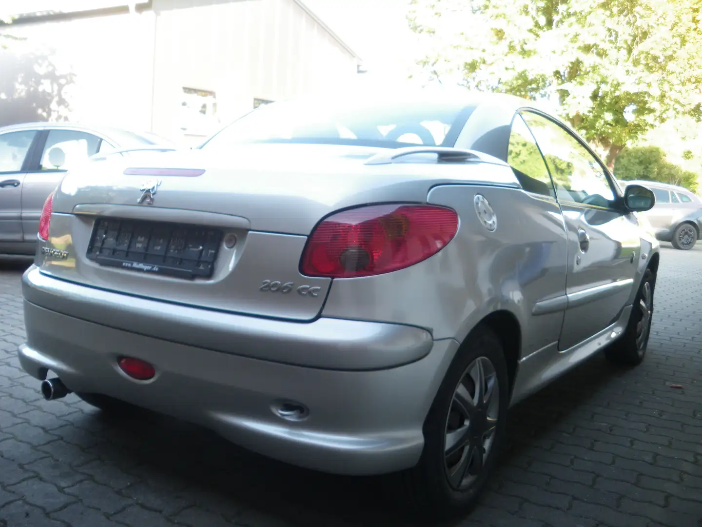 Peugeot 206 CC Roland Garros Cabrio, Klima, Leder Sport Sitze Grau - 2