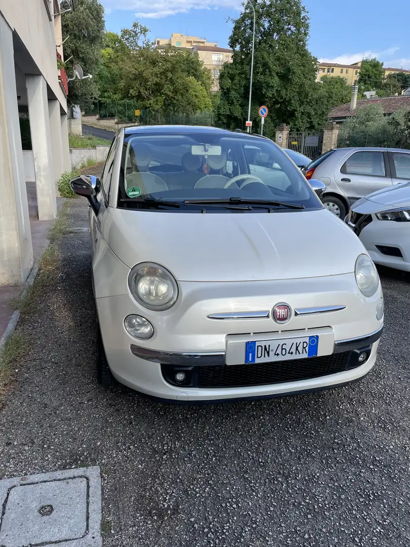Fiat 500 1.3 mjt 16v Lounge 75cv Bianco - 1