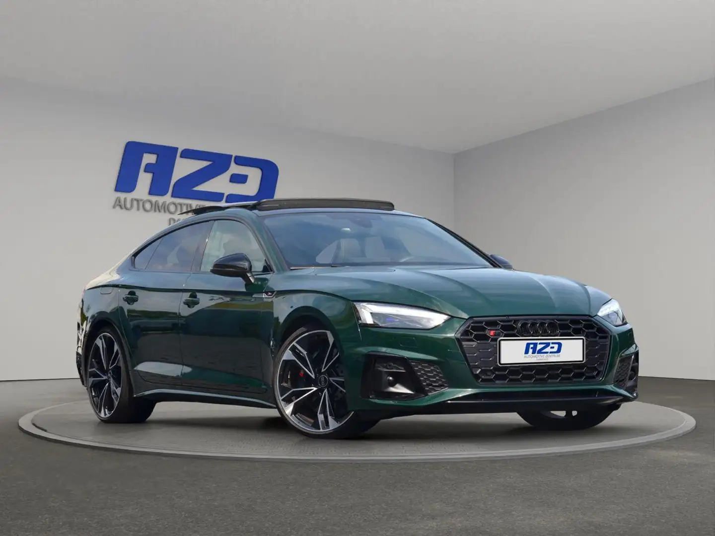 Audi S5 3.0 TDI S-Tronic quatt CARBON S-DACH H-UP B&O Groen - 2