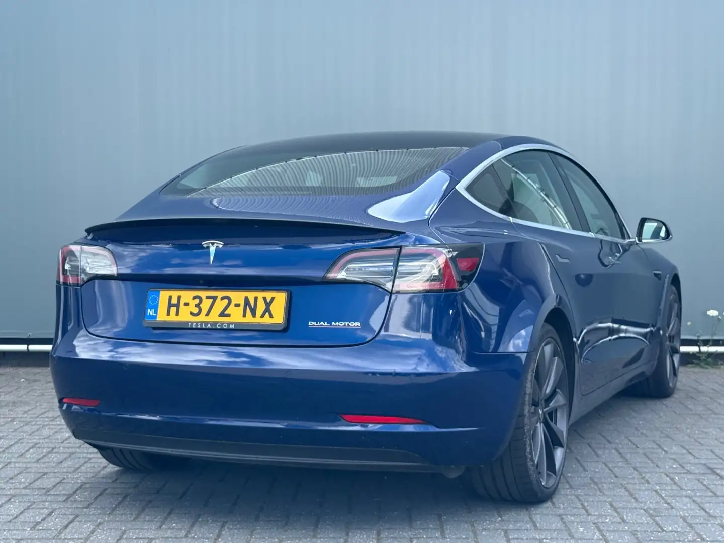 Tesla Model 3 BWJ 2020 Performance 463 PK AWD 75 kWh | LEER | PA Blauw - 2
