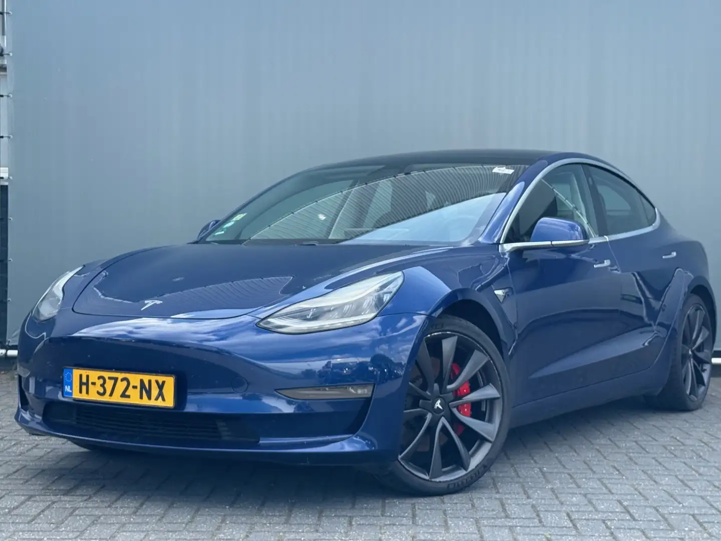 Tesla Model 3 BWJ 2020 Performance 463 PK AWD 75 kWh | LEER | PA Blauw - 1