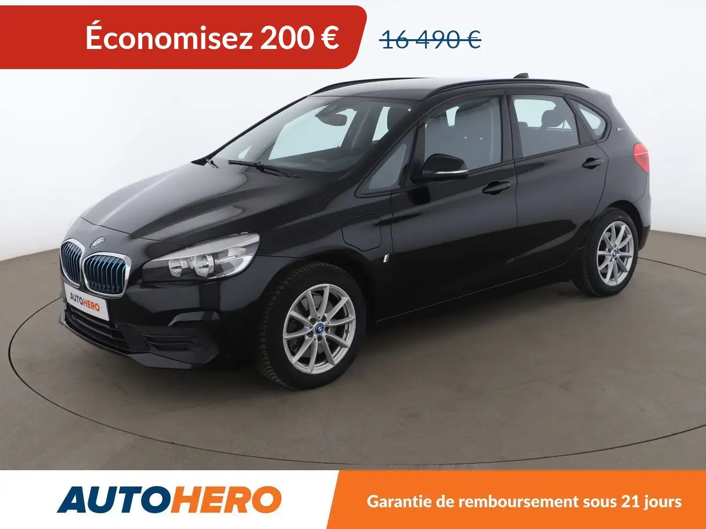 BMW 225 Active Tourer 225xeA Advantage Noir - 1