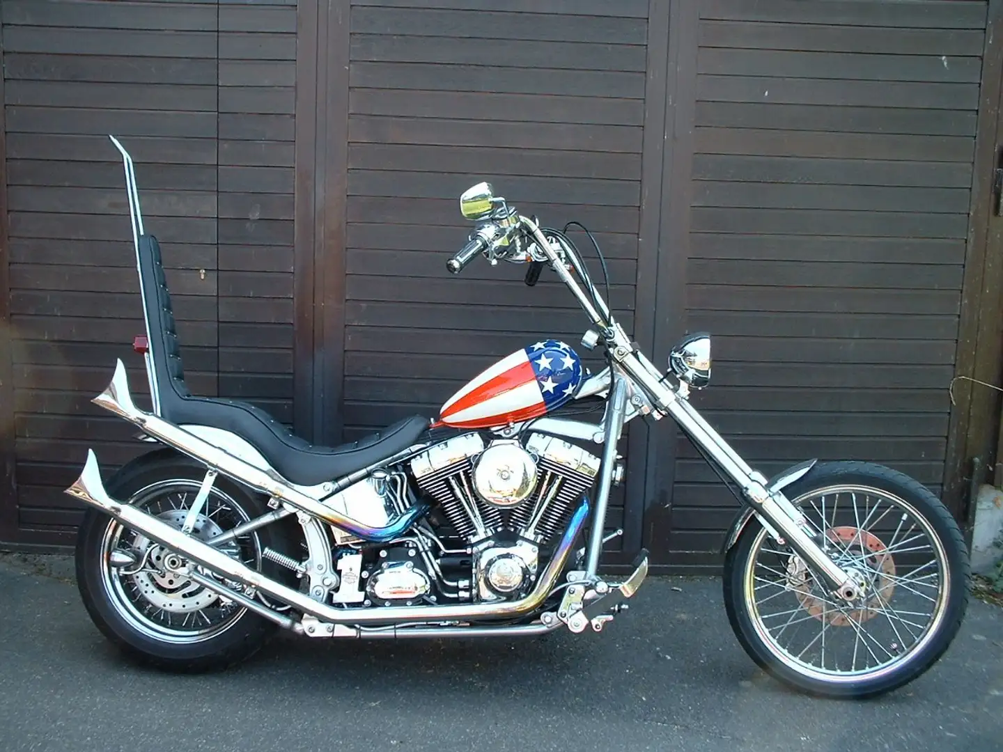 Harley-Davidson Softail "Captain America" Silber - 2