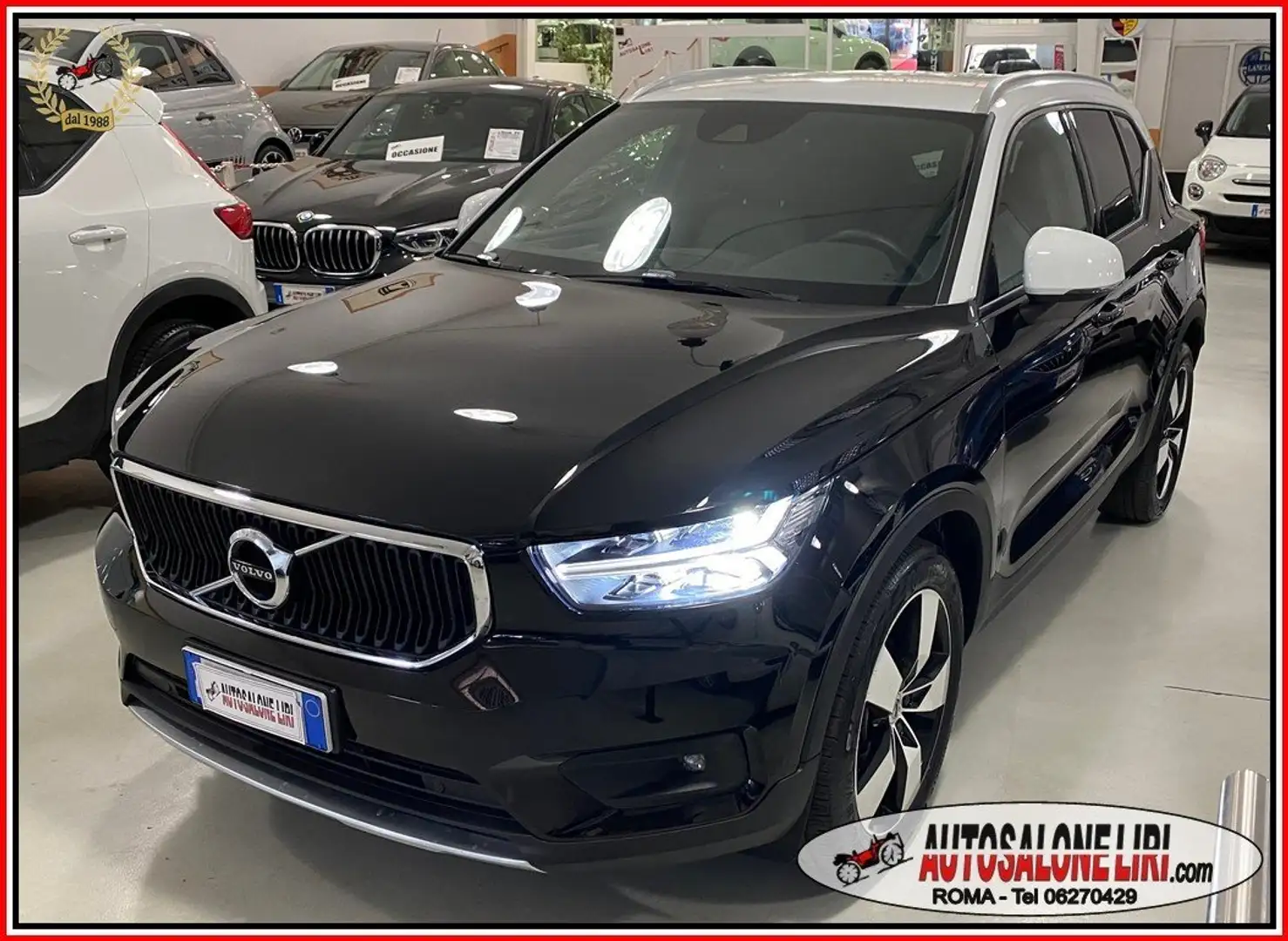 Volvo XC40 1.5 T3 Momentum Pro 163cv AUTOMATICA NAVI/LED/PDC Zwart - 1