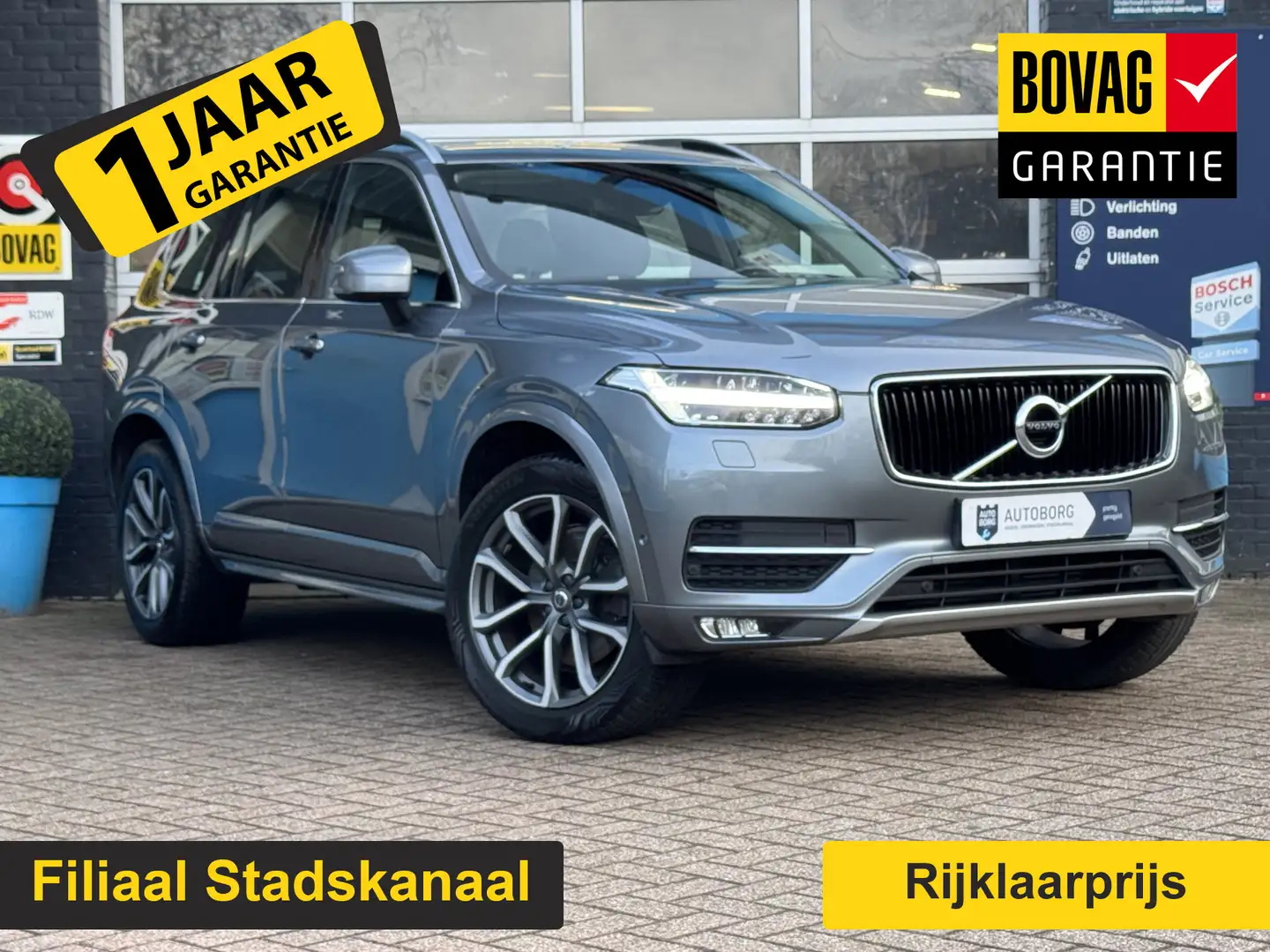 Volvo XC90 2.0 D5 AWD Momentum Prijs Inclusief Onderhoud & 12 Grijs - 1