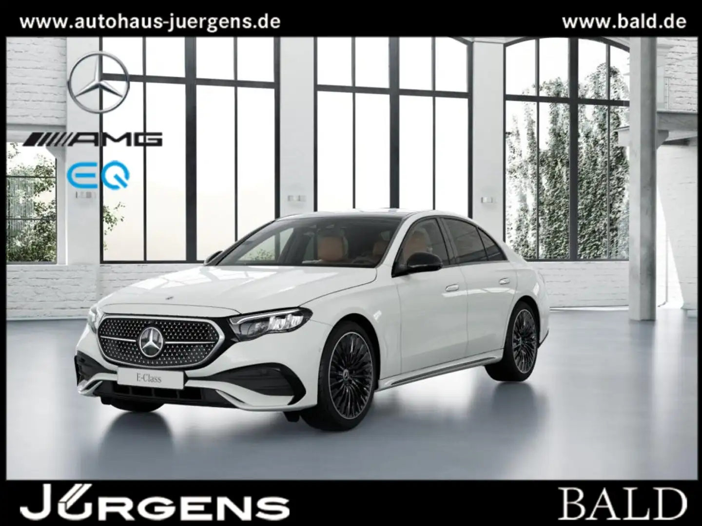Mercedes-Benz E 200 AMG-Sport/Super/Pano/Sitzklima/Burm/20' Weiß - 1