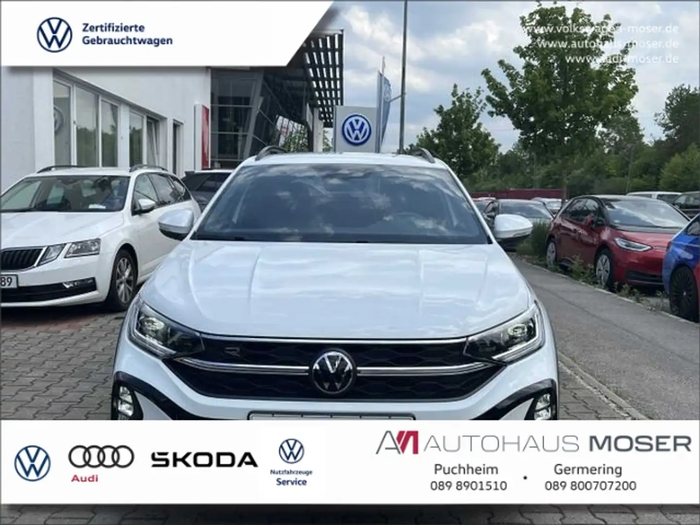 Volkswagen Taigo 1.0TSI R-Line - Navi*BLACK*IQ.DRIVE*MTRX!!! Weiß - 1