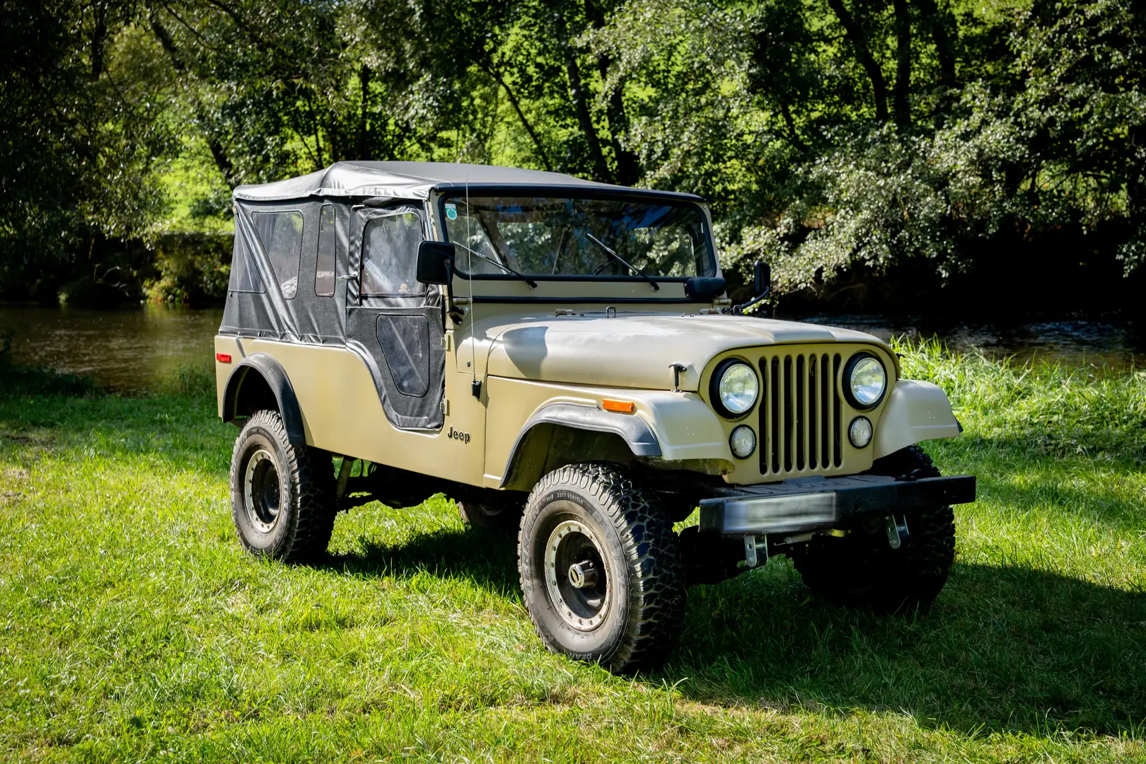 Jeep CJ-5 CJ6 3,8L V6 WERTGUTACHTEN 2+ H-ZULASSUNG Beżowy - 2