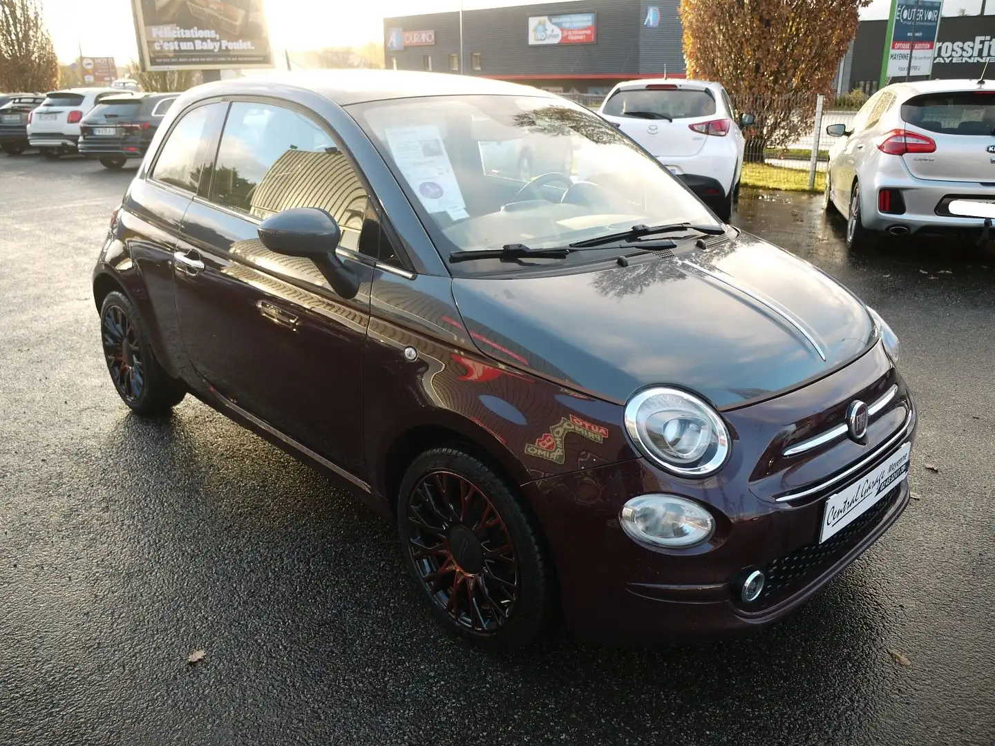 Fiat 500 0.9 8V TWINAIR 85CH S\u0026S COLLEZIONE FALL EURO6D Rot - 1