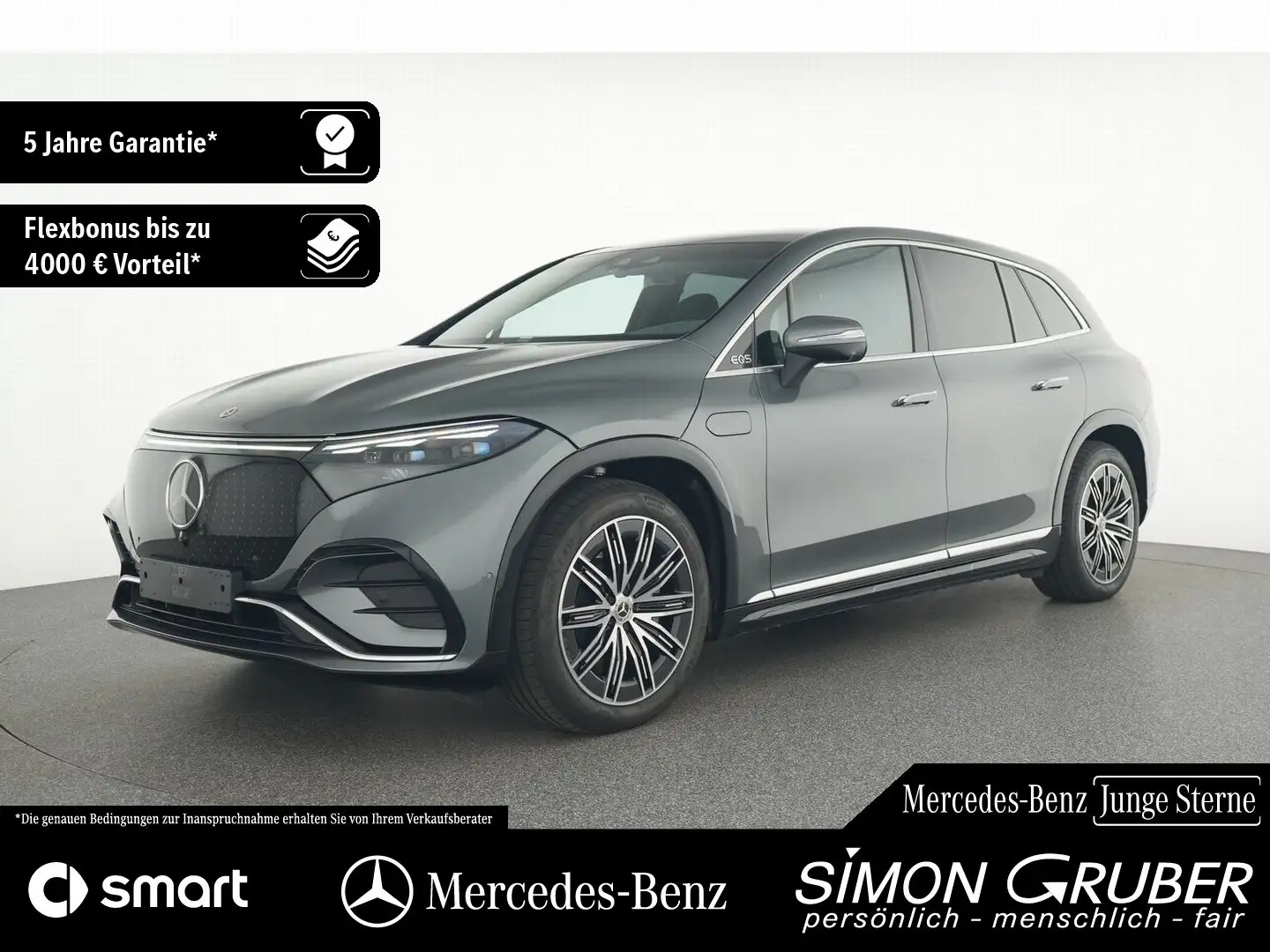 Mercedes-Benz EQS SUV EQS 450+ SUV AMG Pano Massage Burm AHK 7 Sitze Gris - 1