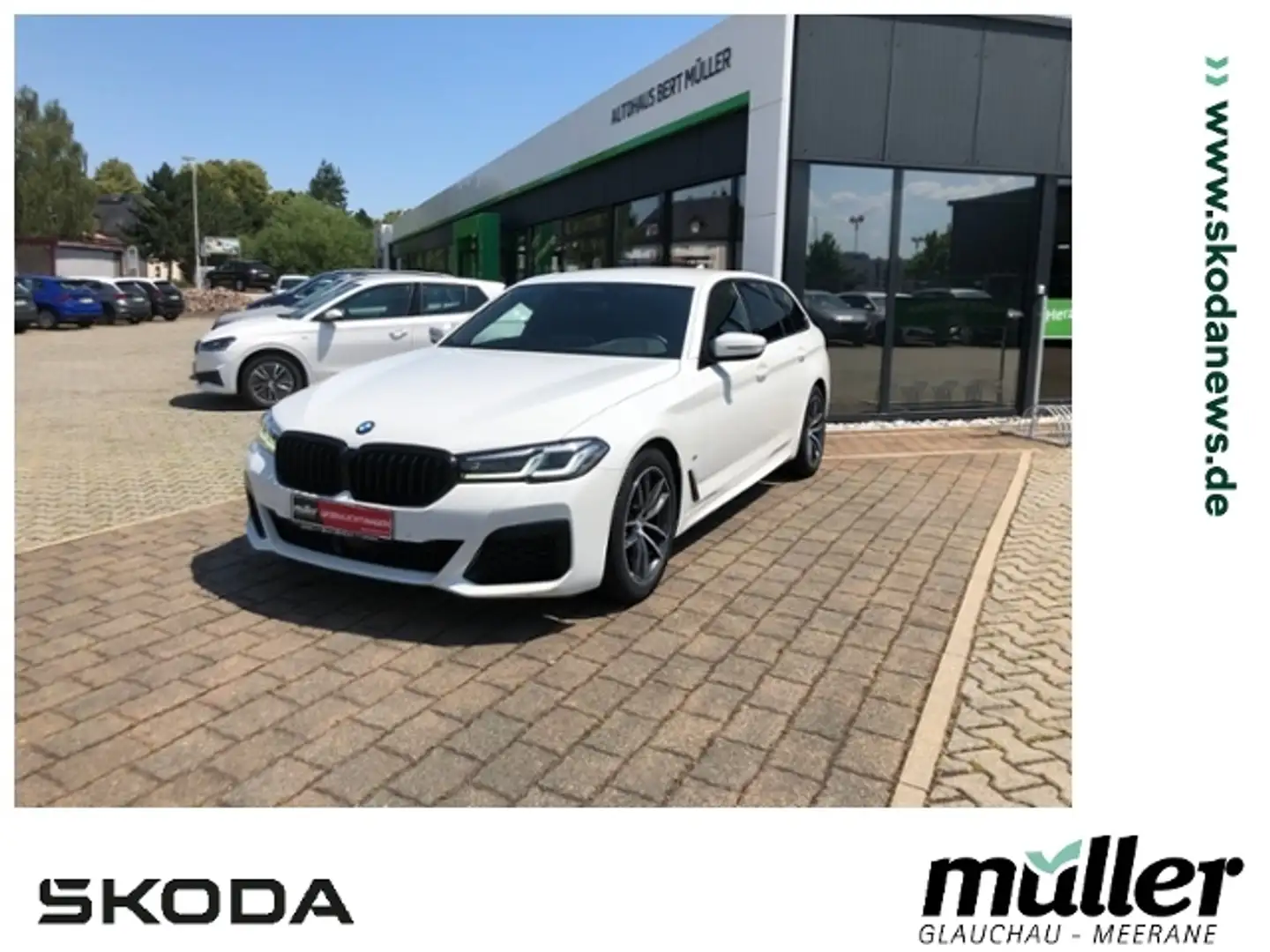 BMW 520 d Touring M Sport Matrix-LED NAVI Bílá - 1