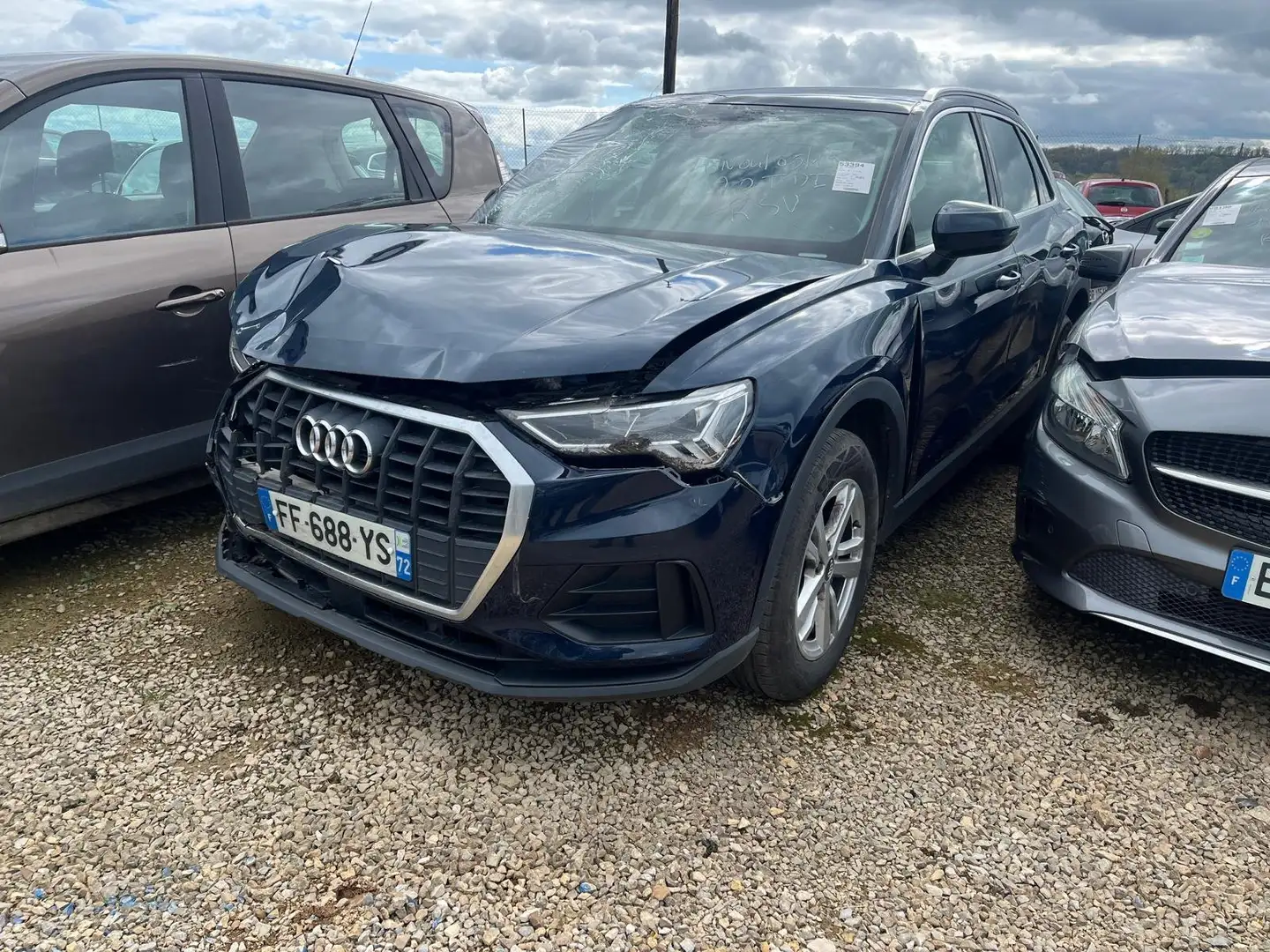 Audi Q3 Q3 35 TDI 150 ch S tronic 7 Business line Bleu - 2
