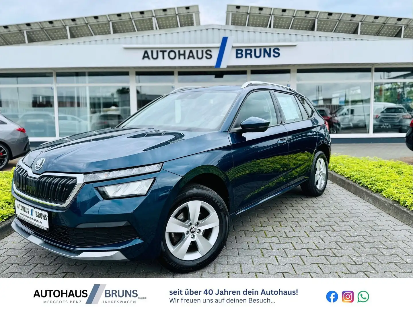 Skoda Kamiq 1,0 TSI, AMBITION, DSG, SHZ, RFK, SmartLink, ACC, Azul - 1