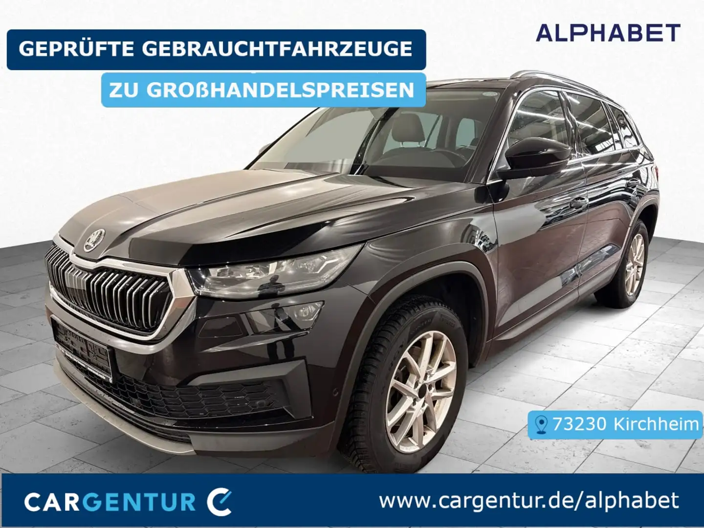 Skoda Kodiaq 2.0 TDI Style 4x4 Virtual 360° AHK StHz ACC Noir - 1