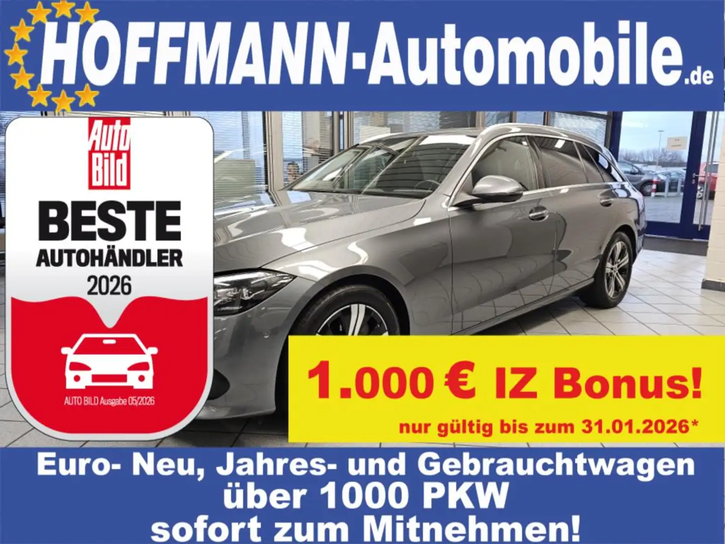 Mercedes-Benz C 220 4M,High-LED,Kamera,Stand-hzg,Navi Gris - 1