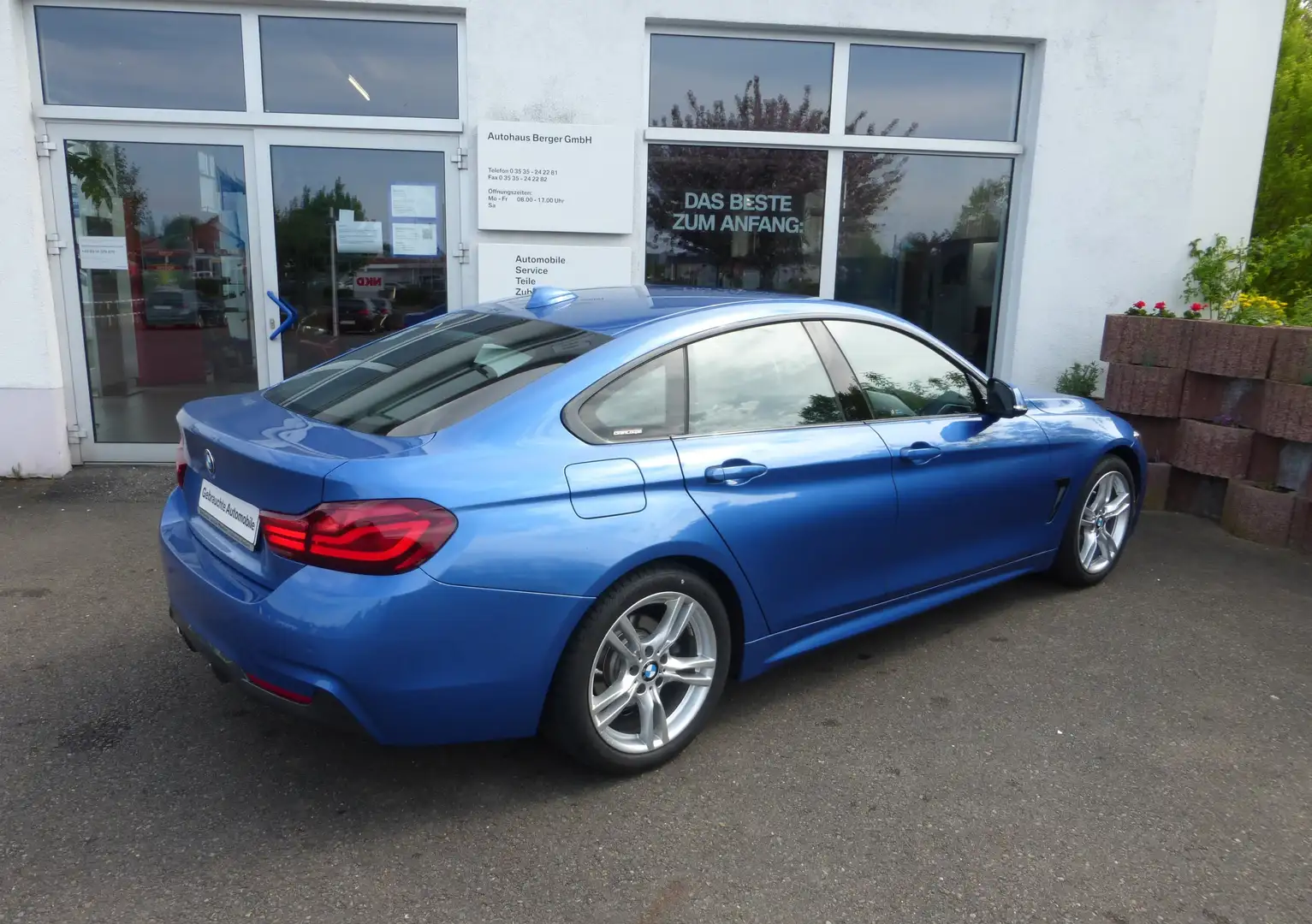 BMW 420 d M Sport AHZV / Head up / Adapt. LED WLAN Blau - 2