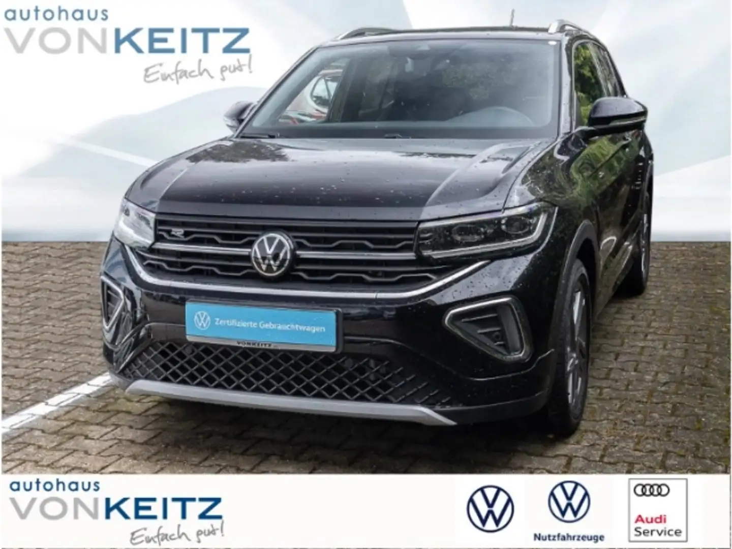 Volkswagen T-Cross R-Line 1.5 TSI DSG EU6e Zwart - 1