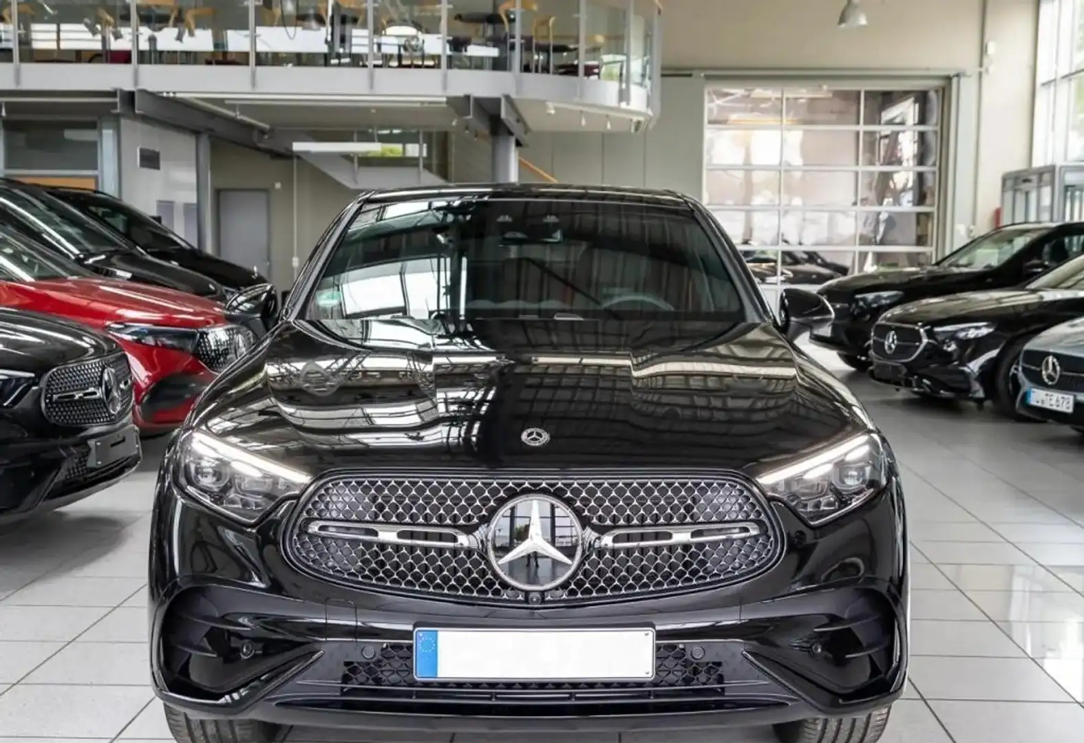 Mercedes-Benz GLC 300 de 4M Coupé +AMG+AIRMATIC+ASSISTENZ+AHK+ Noir - 2