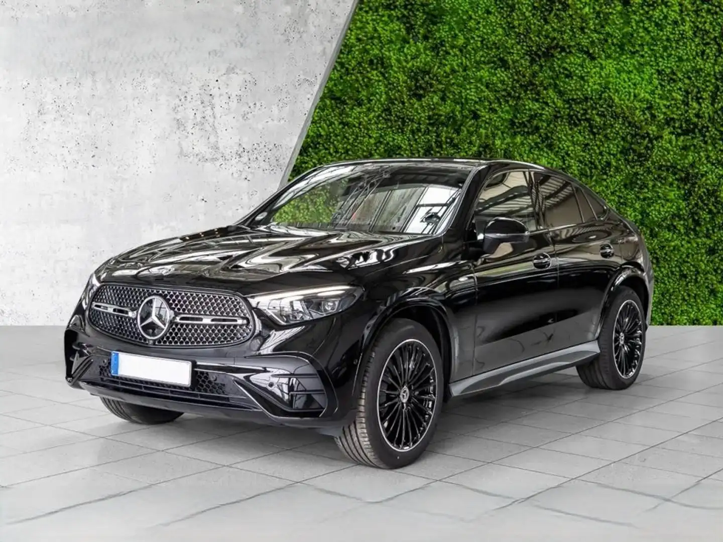 Mercedes-Benz GLC 300 de 4M Coupé +AMG+AIRMATIC+ASSISTENZ+AHK+ Noir - 1