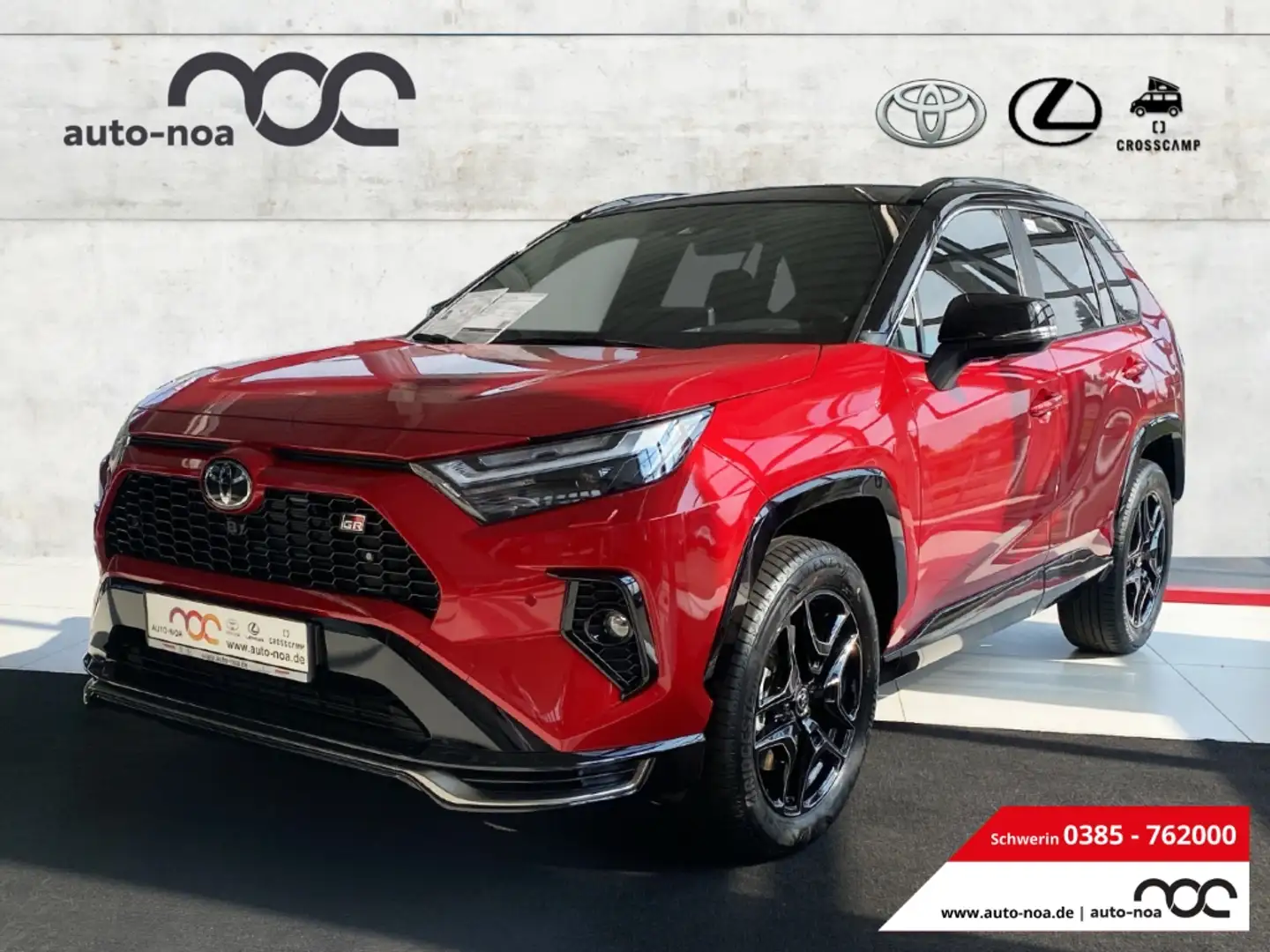 Toyota RAV 4 Plug-in Hybrid 4x4 GR Sport  HUD El. Panodach Navi Rouge - 1