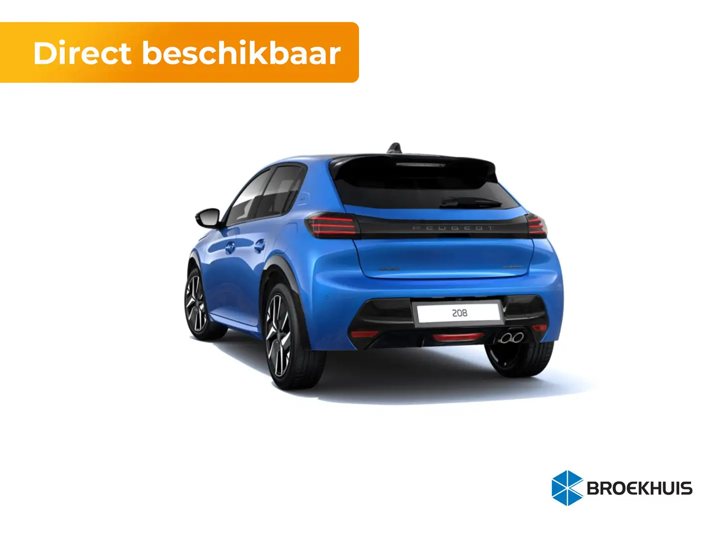 Peugeot 208 GT | Armsteunen op de voorportieren bekleed met ku Blauw - 1