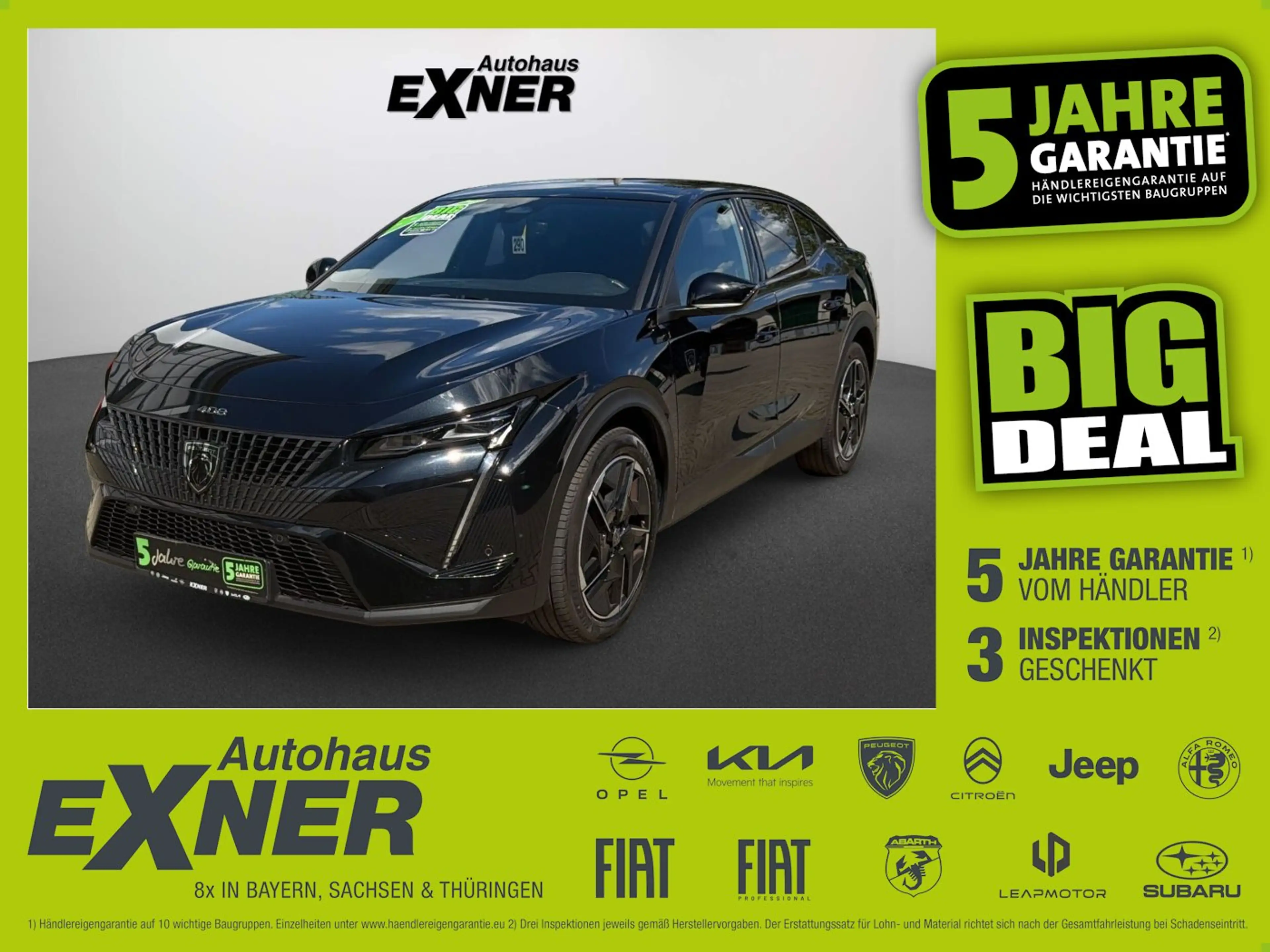 Peugeot 408 1.2 PureTech 130 GT Kamera+Alcantara+LED+Navi