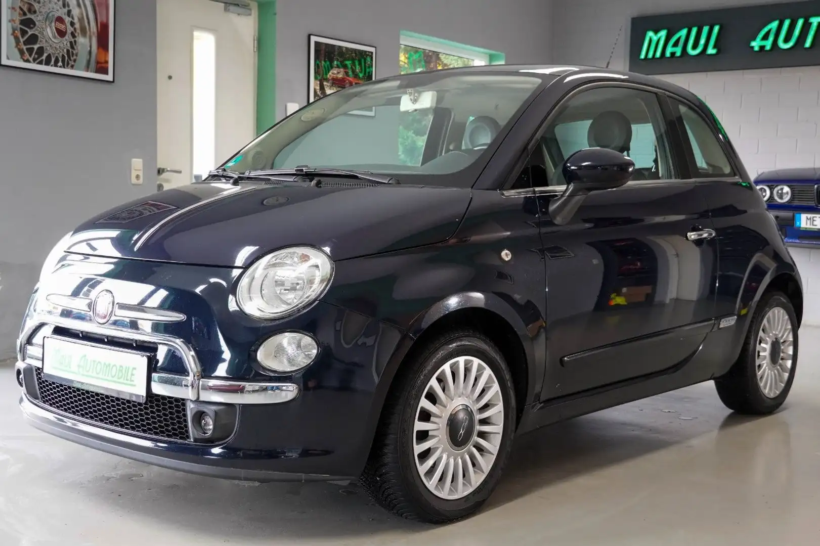 Fiat 500 Klima,1Hand Blau - 1