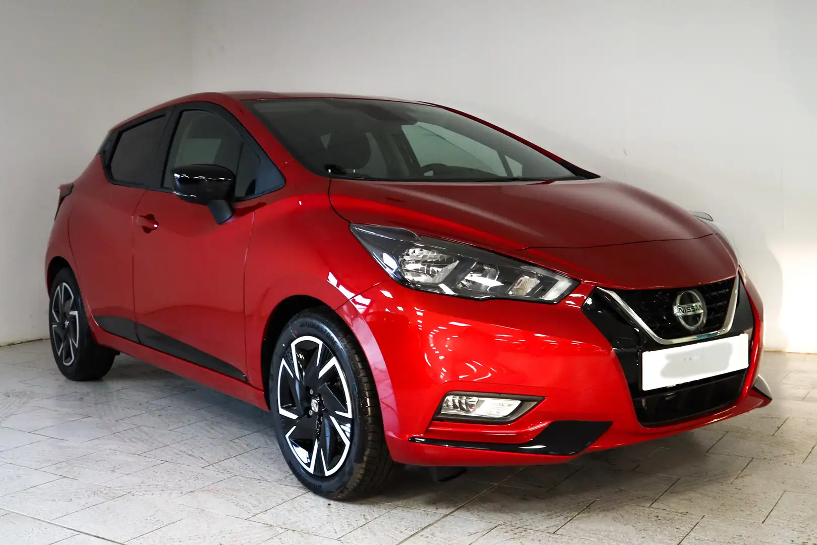 Nissan Micra 1.0 IG-T 92CV XTRONIC N-DESIGN Rood - 2