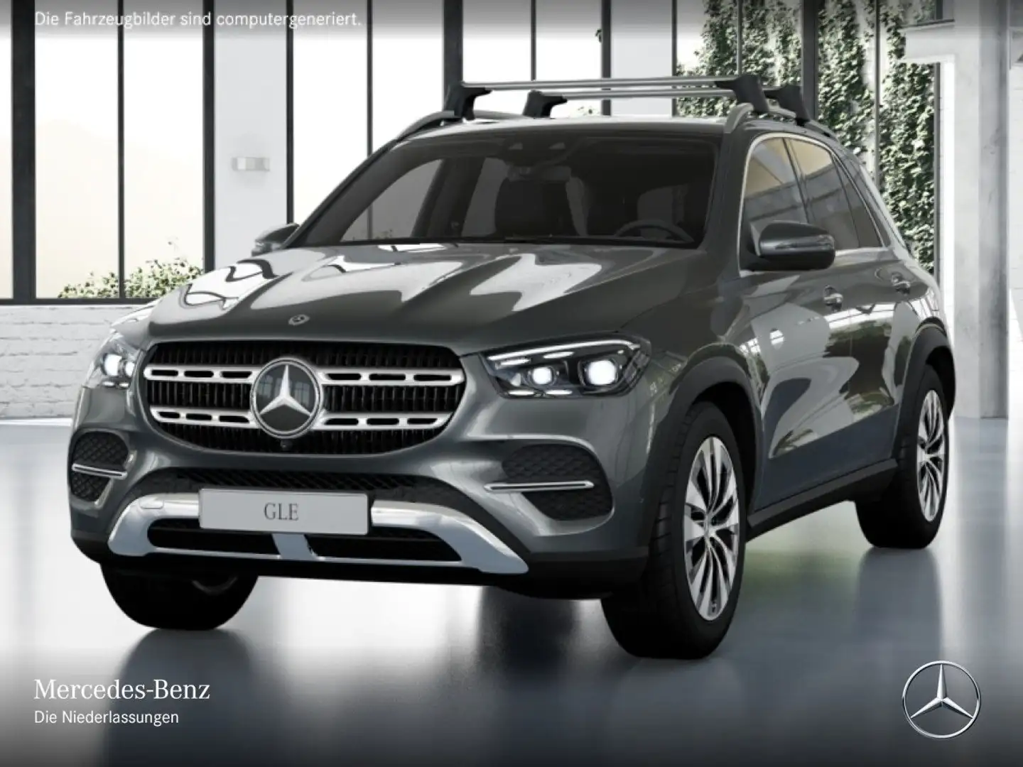 Mercedes-Benz GLE 350 de 4M PANO+360+AHK+MULTIBEAM+SPUR+TOTW+9G Grau - 2