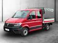Volkswagen Crafter 35 TDI Pritsche FWD DOKA mittellang KLIMA Rot - thumbnail 2