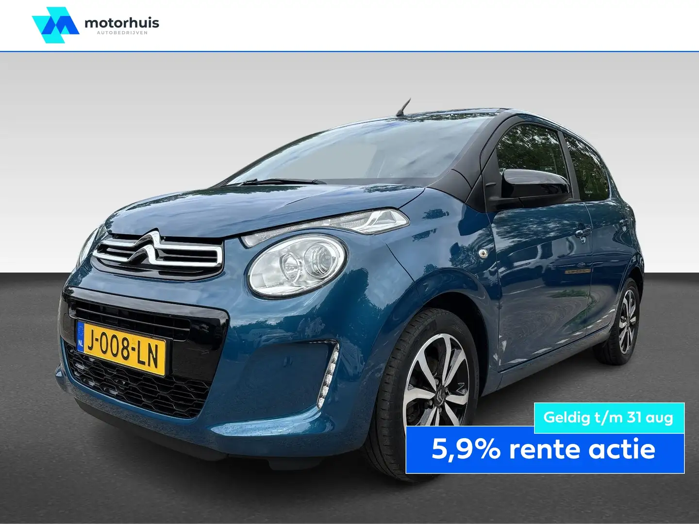 Citroen C1 1.0 VTi 72PK 5D Airscape Shine Bleu - 1