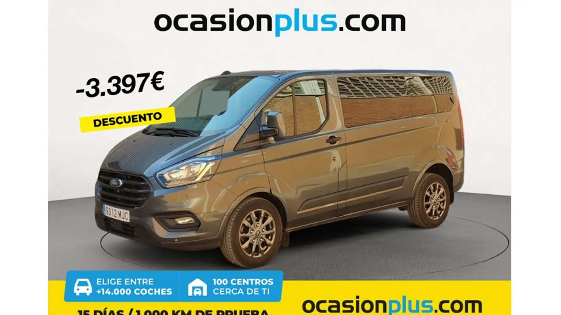 Ford Transit Custom FT 320 L1 Kombi Trend EcoBlue Aut. Gris - 1
