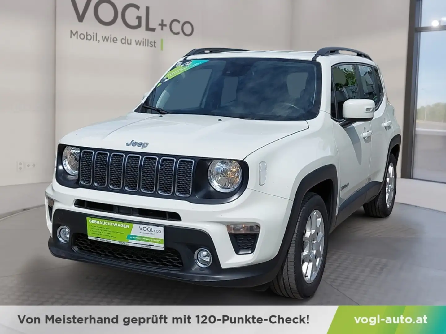 Jeep Renegade 1,3 MultiAir T4 FWD 6DDCT 150 Longitude Weiß - 1
