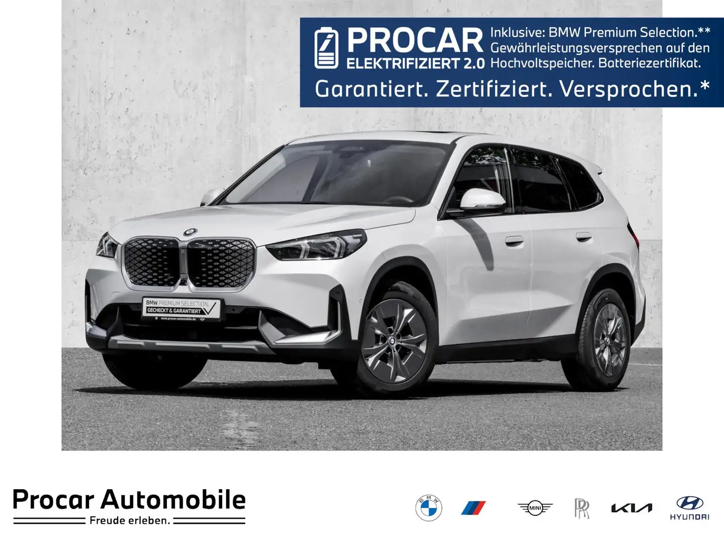 BMW iX1 eDrive20 PANO+AHK+HuD+MEMORY+DA PROF Weiß - 1