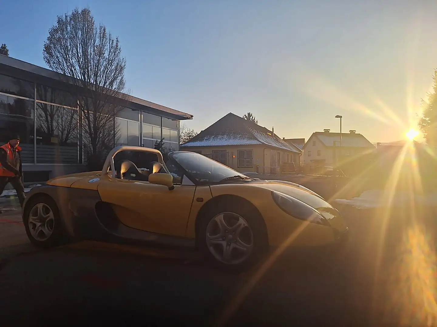 Renault Spider AF (mit Windschutz) inkl. Neuem PICKERL! Gelb - 2