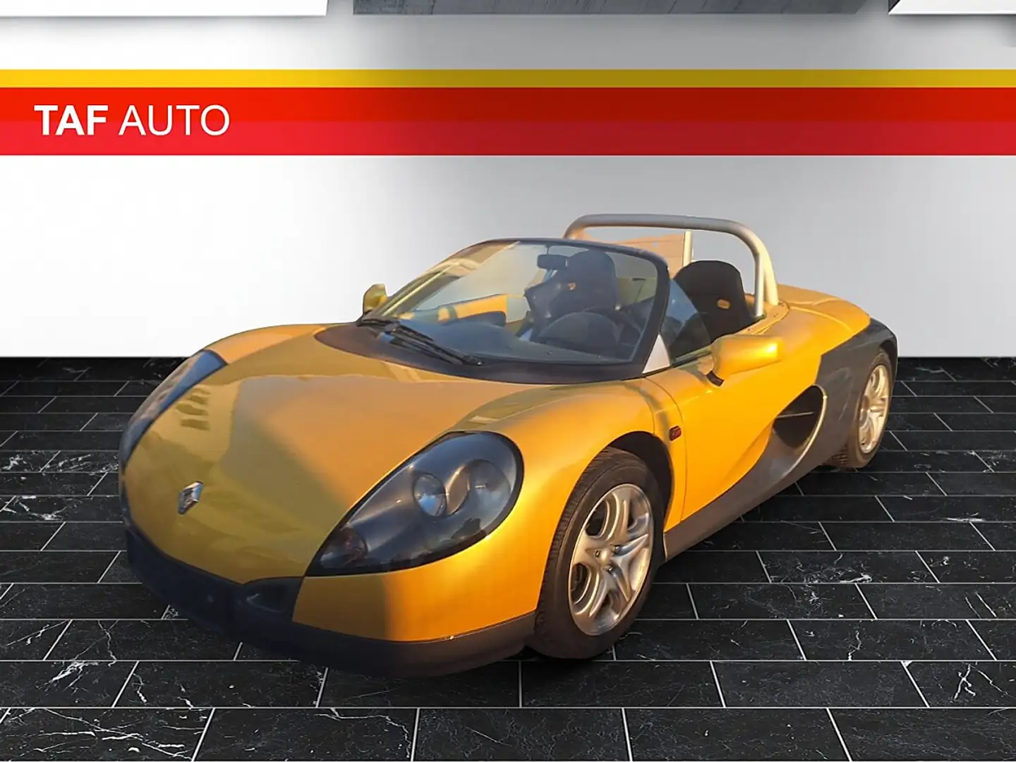 Renault Spider AF (mit Windschutz) inkl. Neuem PICKERL! Gelb - 1