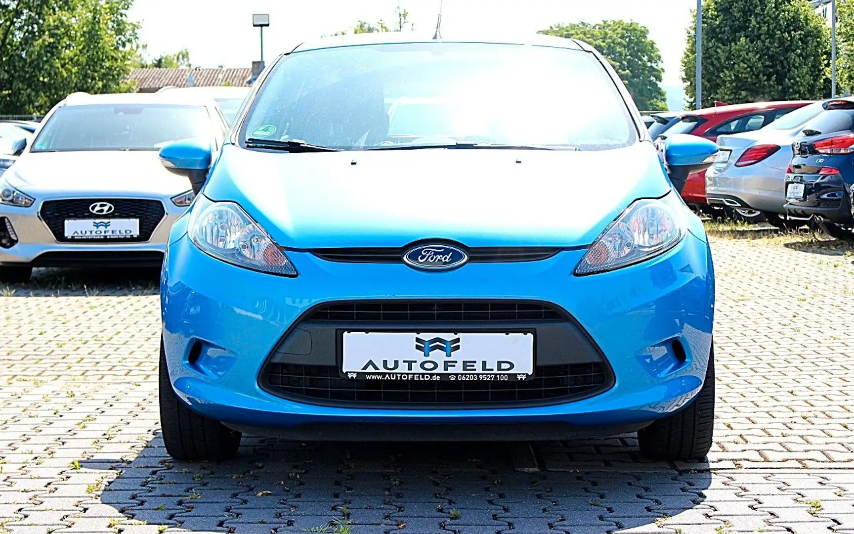 Ford Fiesta 1,25 Trend/VOLLSH/ALLWETTER/KLIMA/AUX/ Blauw - 2