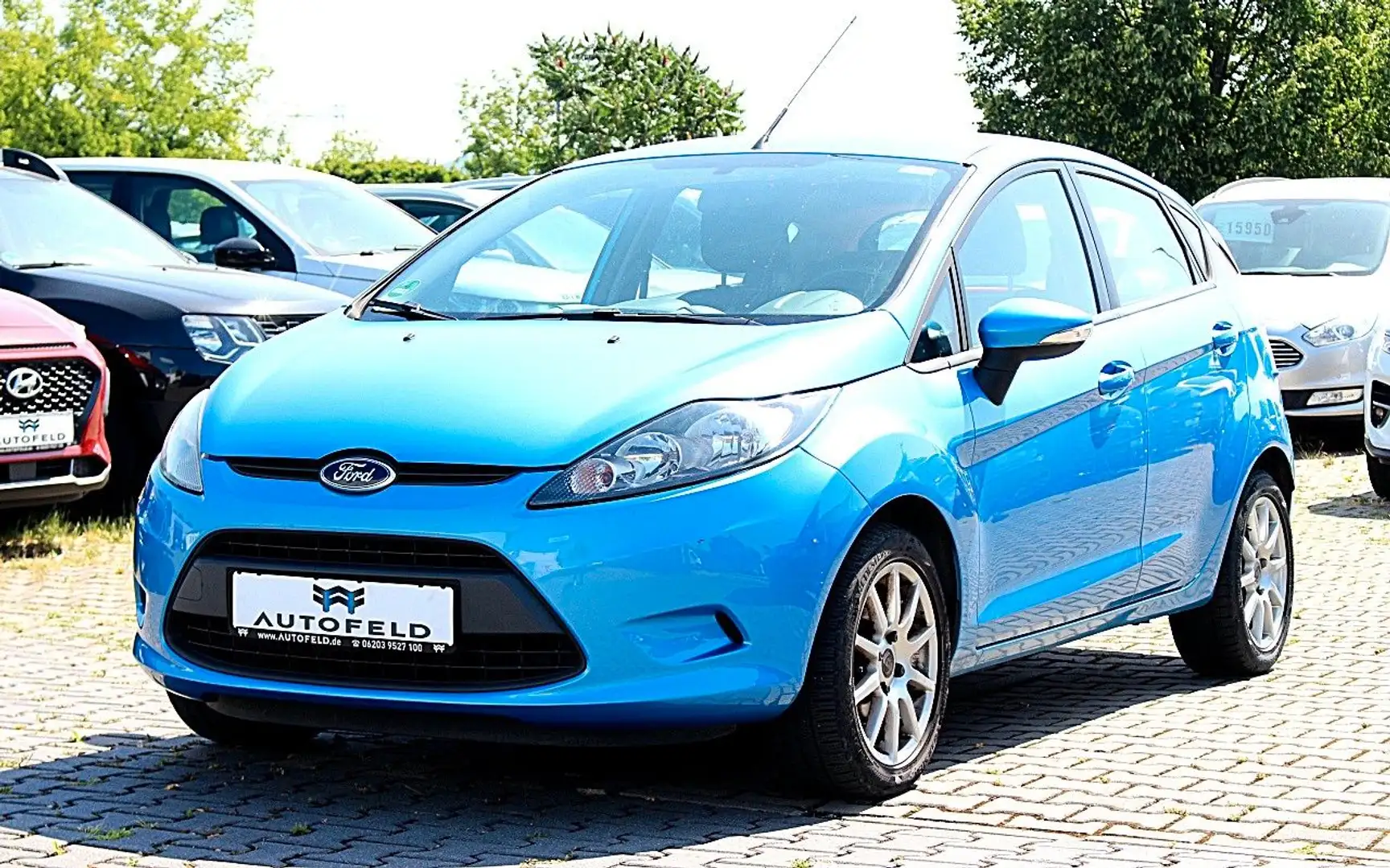 Ford Fiesta 1,25 Trend/VOLLSH/ALLWETTER/KLIMA/AUX/ Blauw - 1