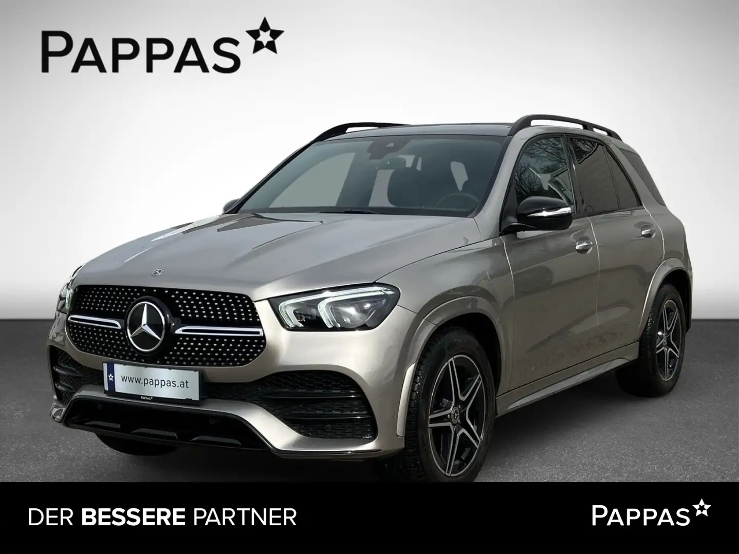 Mercedes-Benz GLE 300 D 4MATIC PTS Cam SHZ Navi Pano AHK LED Silber - 1