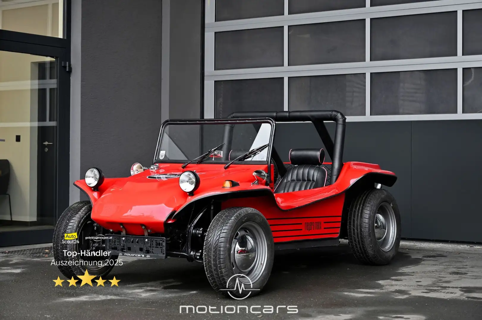 Volkswagen Buggy Meyers Manx Pickerl NEU Rot - 1