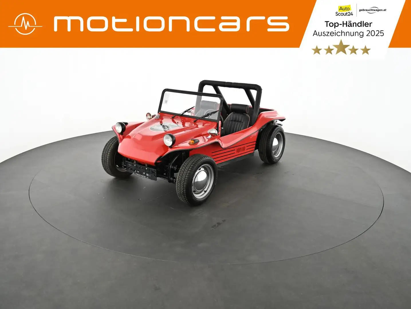 Volkswagen Buggy Meyers Manx Pickerl NEU Rot - 1